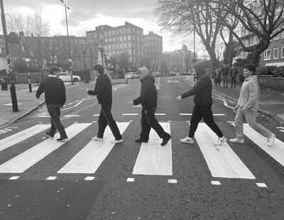 Abbey Road 6 B&W